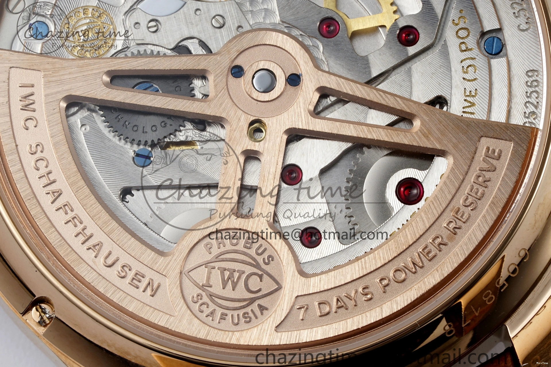 MIROTIME 1222 Portugieser Perpetual Calendar RG 5033 APSF 1:1 Best Edition White Dial on Black Leather Strap A52610 Clone TechFriendly 7043